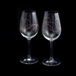 Juego 2 Copas Vino Bohemia personalizables